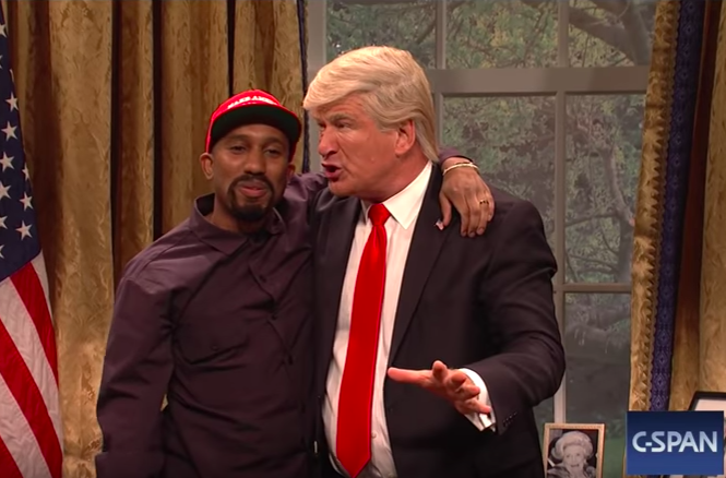 Kanye & Trump SNL parody