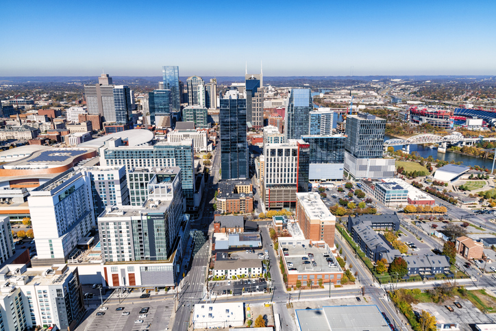 Nashville, Tennesee Aerial