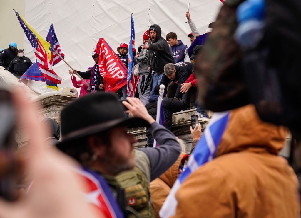 Trump Supporters Hold "Stop The Steal" Rally In DC Amid Ratification Of Presidential Election