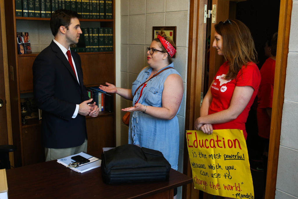 US-EDUCATION-TEACHERS STRIKE