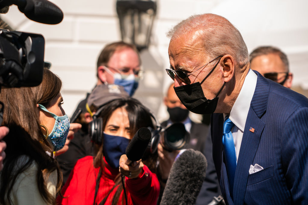 US President Joe Biden departure