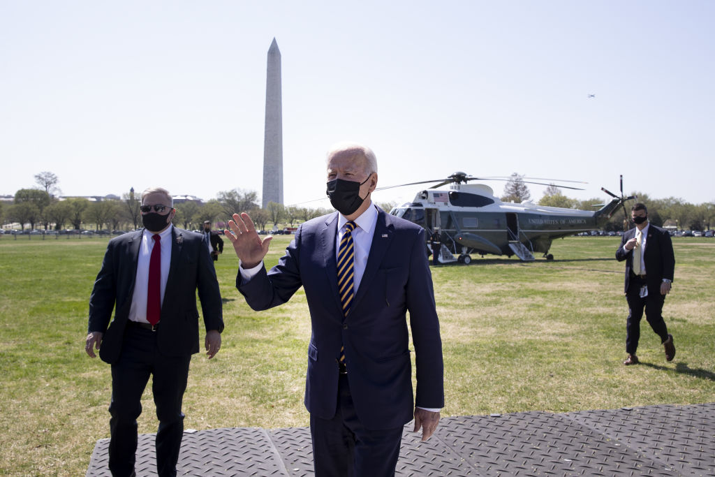 President Biden Arrives To White House After Camp David Travel