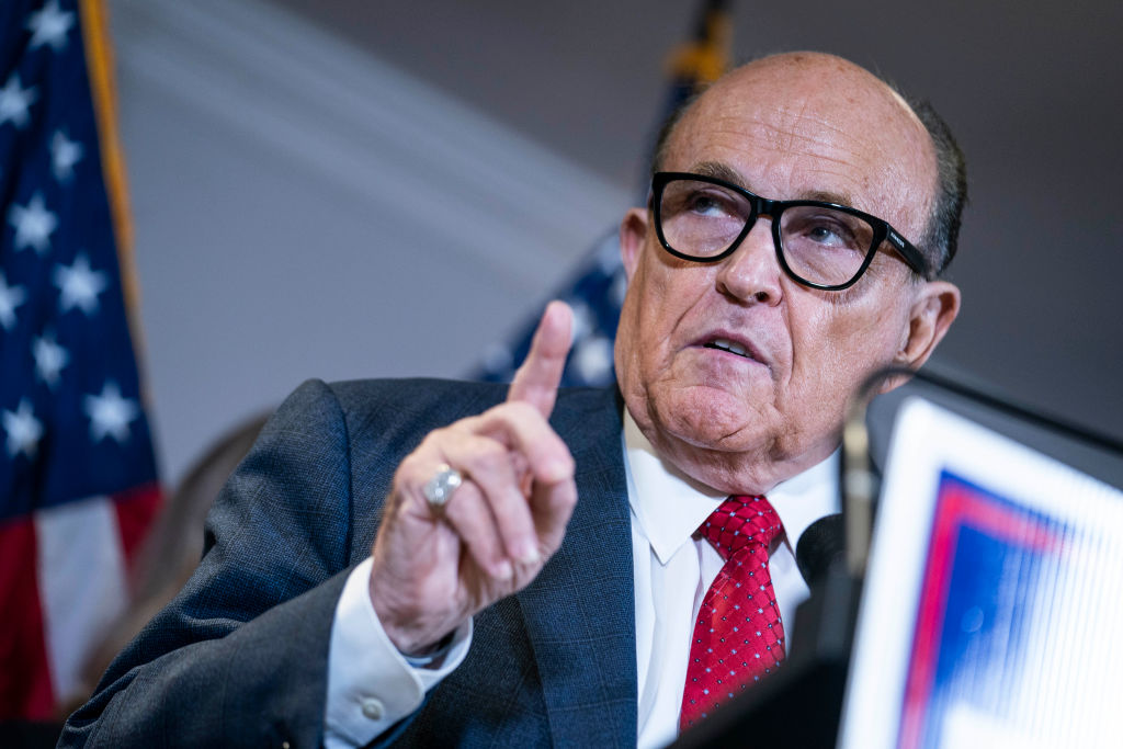 Rudy Giuliani Holds News Conference in Washington About Voter Fraud