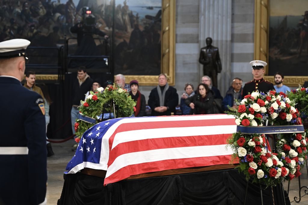Former U.S. President Jimmy Carter lies in state at US Capitol