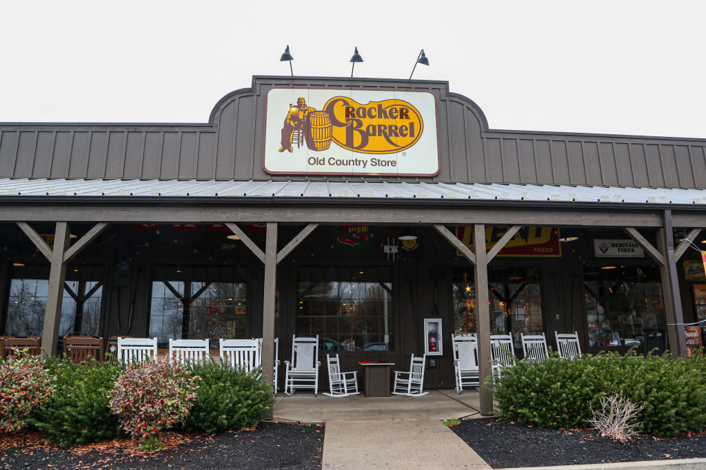 An exterior view of a Cracker Barrel Old Country Store...
